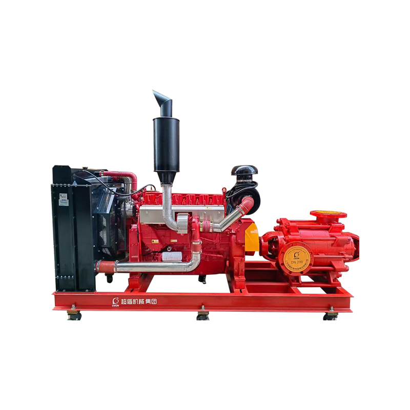 XBD-D Bomba de Incendios Horizontal de Múltiples Etapas y Succión Final con Motor Diésel